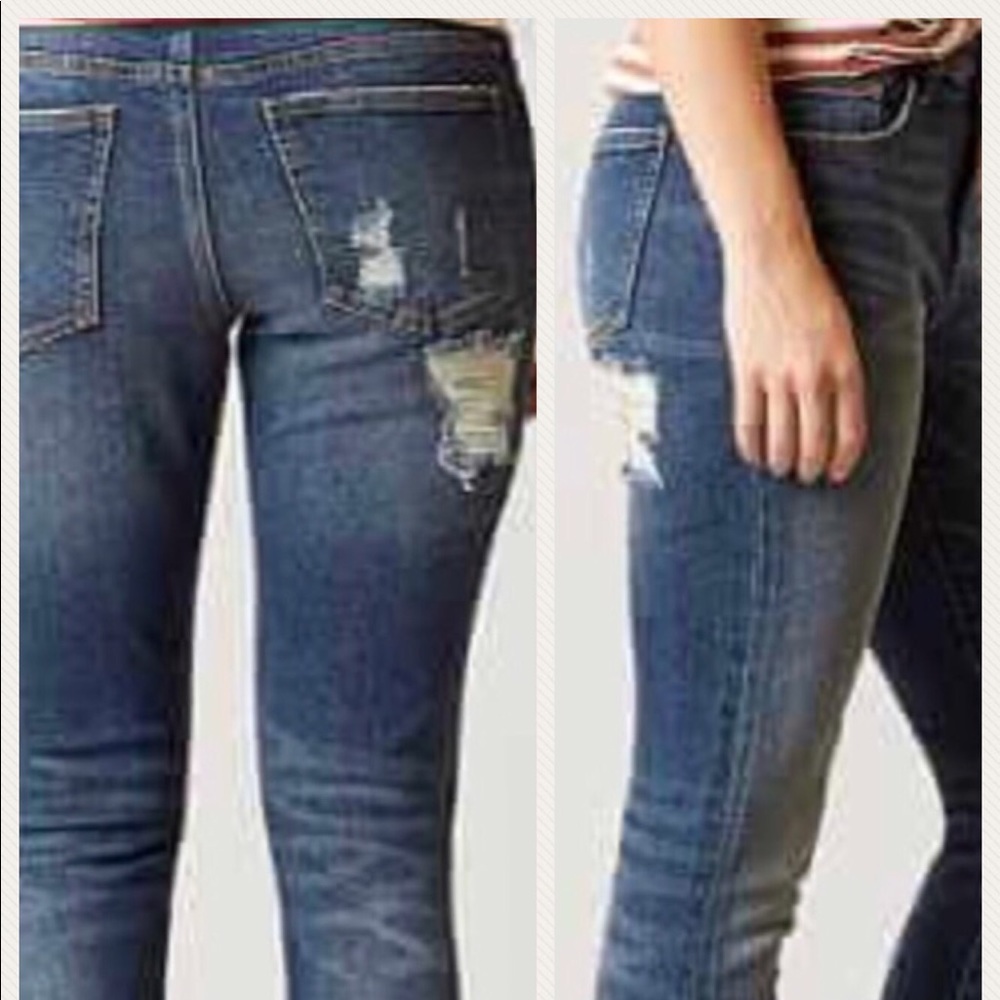 Gilded Intent Destroyed Skinny Jeans